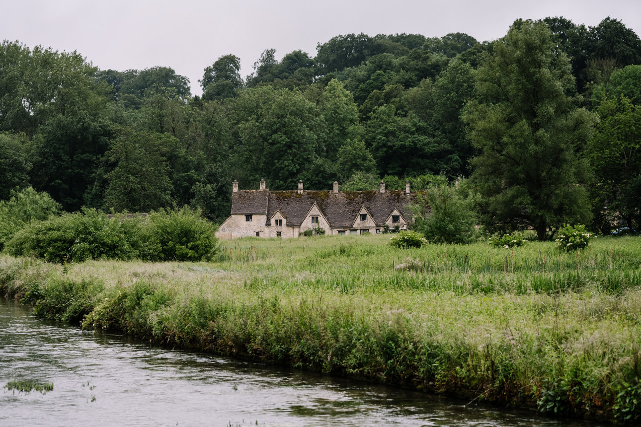 SUMMER WEDDING AT THE SWAN HOTEL BIBURY 7 Historic Arlington Row stone cottages backdrop for a summer wedding at the Swan Hotel Bibury.