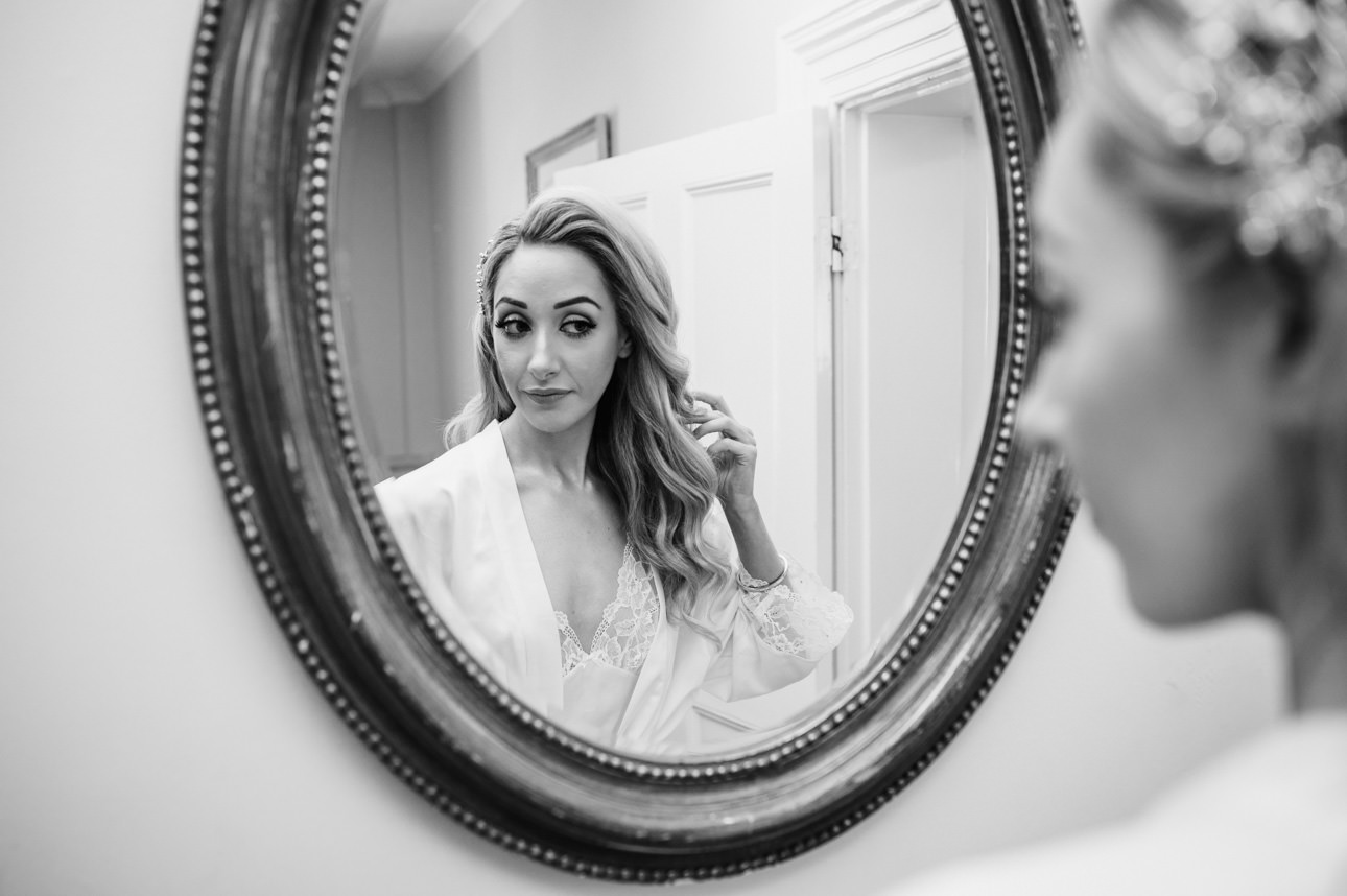 AN AUTUMN CRIPPS BARN WEDDING 7 Cassina Cottages wedding bridal preparations