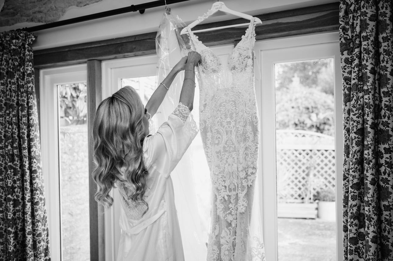 AN AUTUMN CRIPPS BARN WEDDING 9 Cassina Cottages wedding bridal preparations
