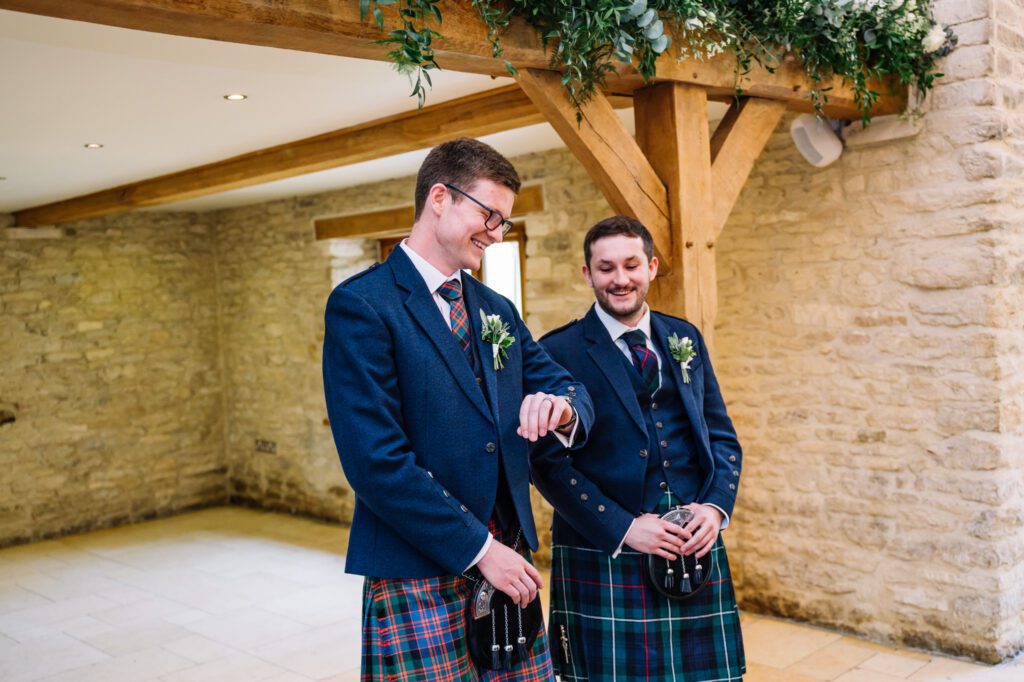 Chloe and Andrew Kingscote Barn wedding 191