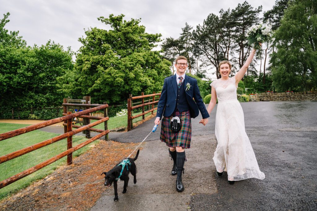 Kingscote Barn wedding photographer