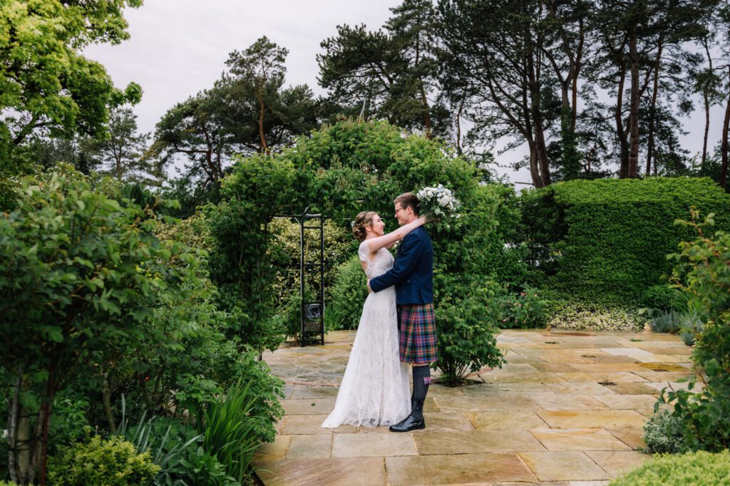 Spring Kingscote Barn wedding