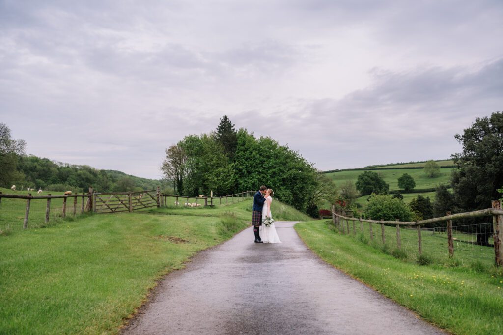 Chloe and Andrew Kingscote Barn wedding 437