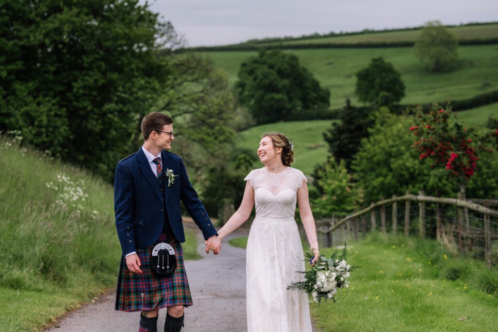 Chloe and Andrew Kingscote Barn wedding 473