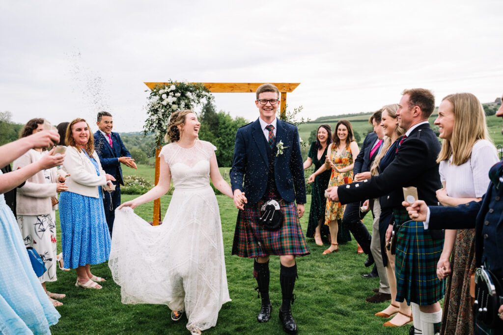 Chloe and Andrew Kingscote Barn wedding 627