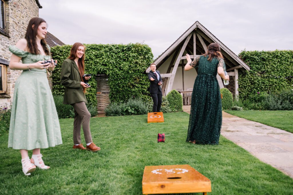 Chloe and Andrew Kingscote Barn wedding 655