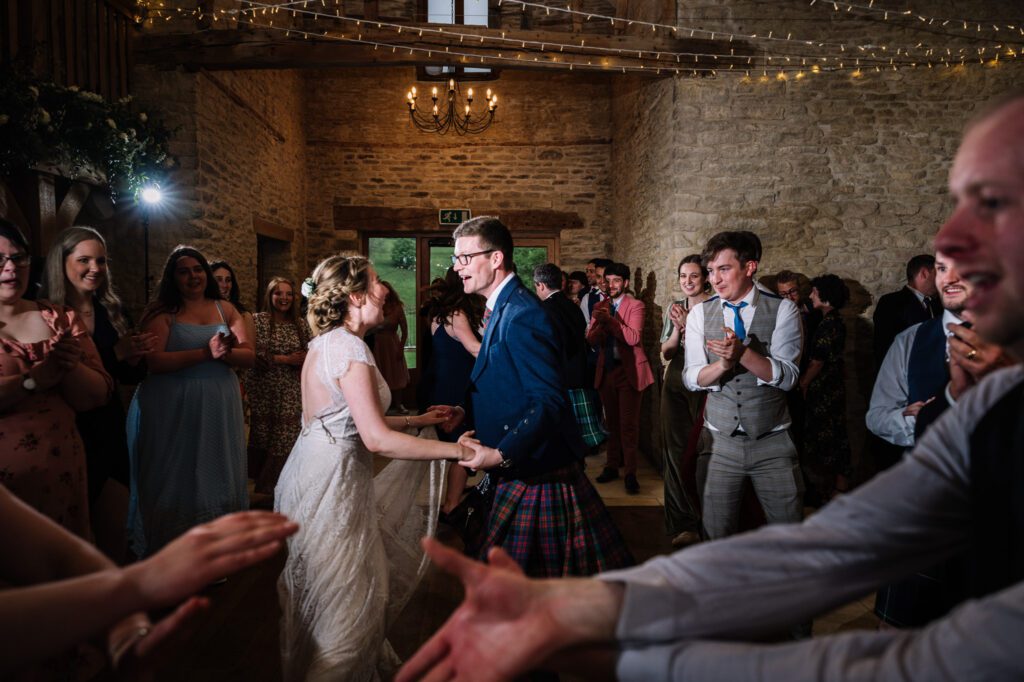 Chloe and Andrew Kingscote Barn wedding 746