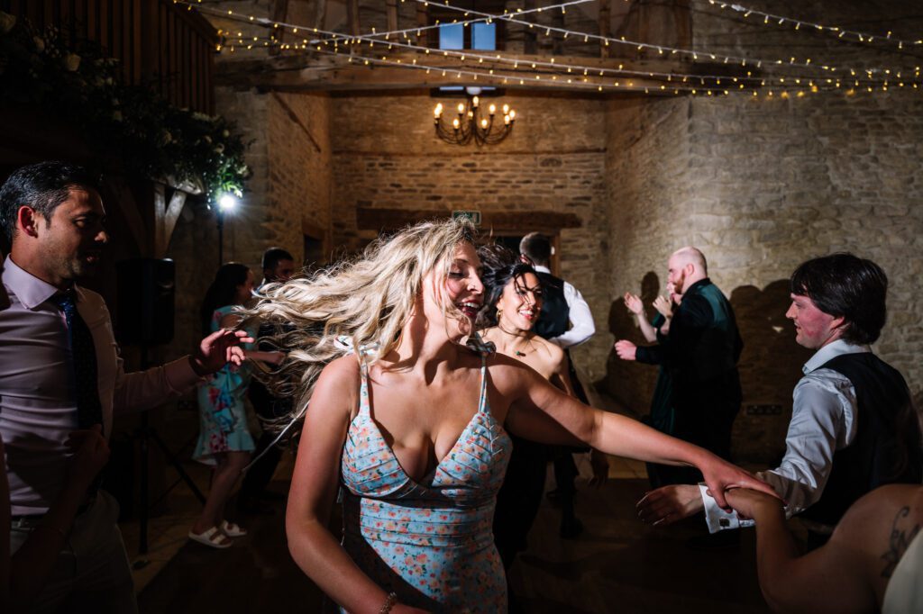 Spring Kingscote Barn wedding