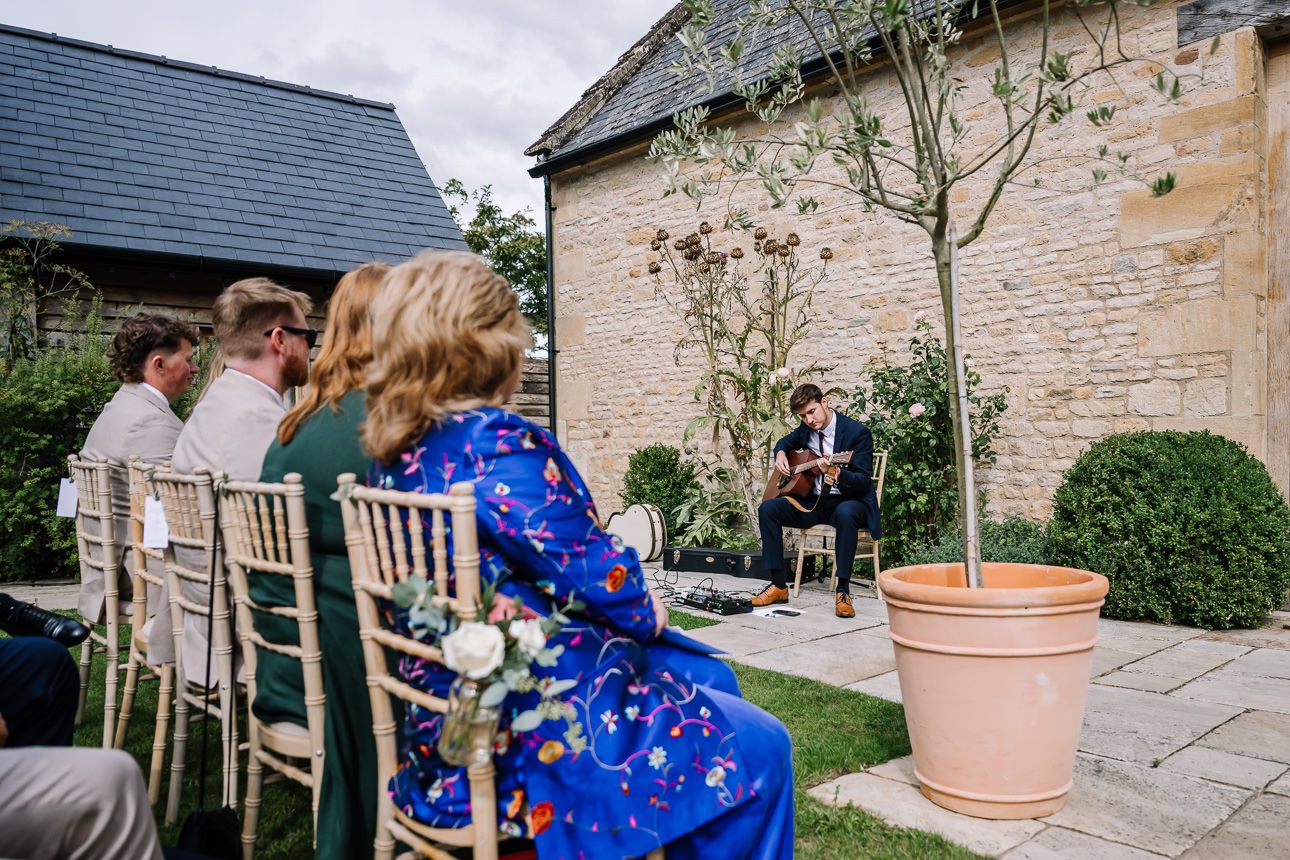 barn at Upcote wedding