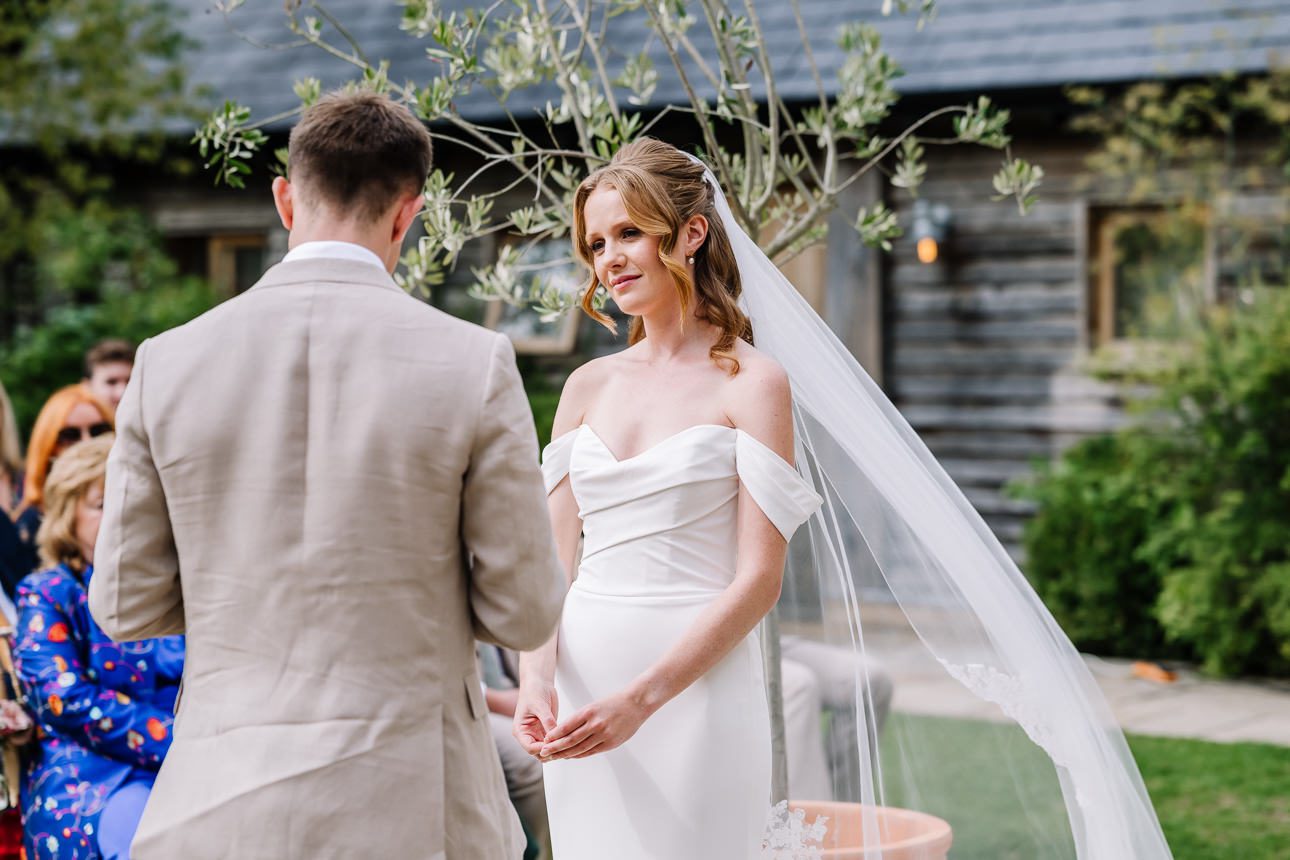barn at Upcote wedding