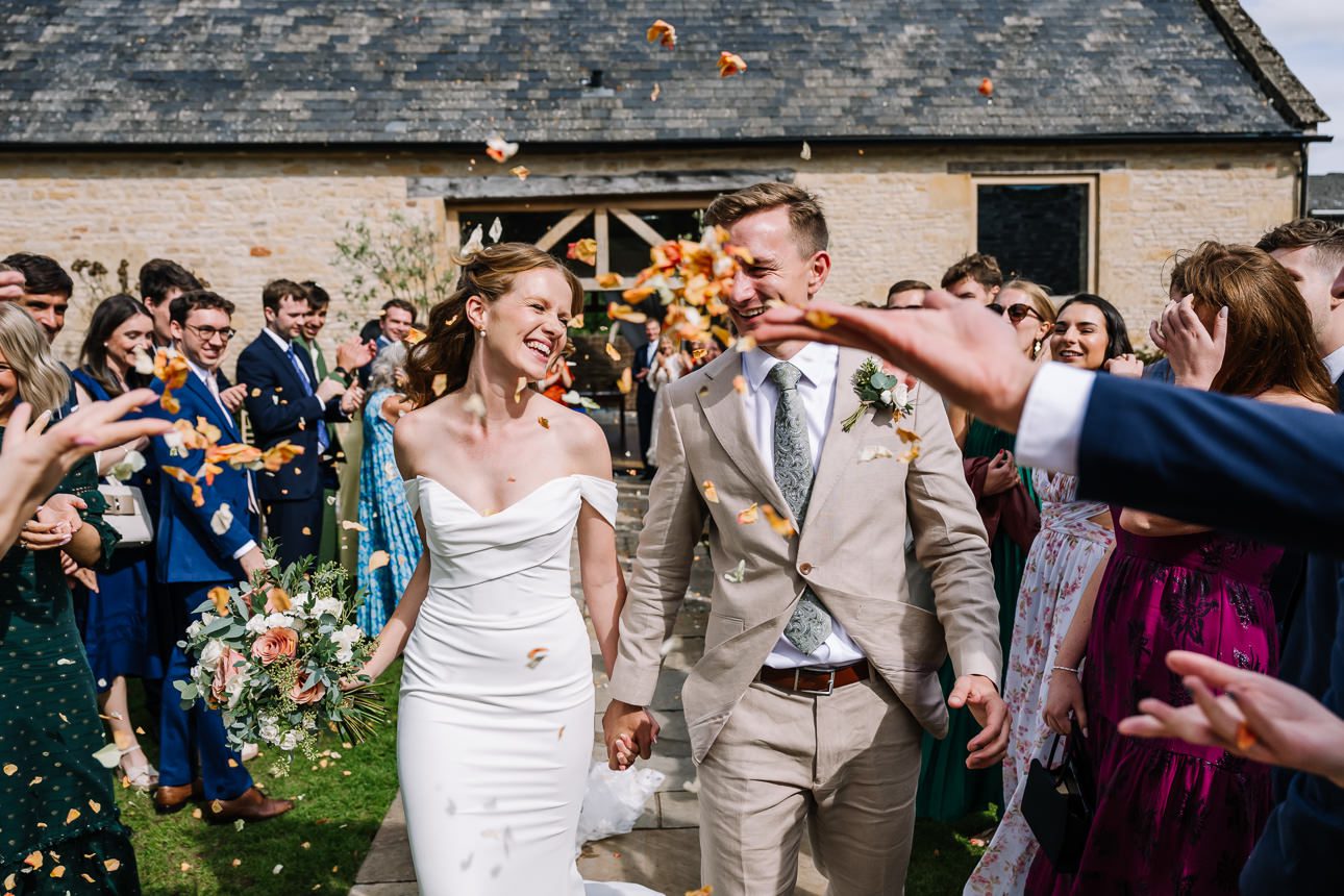Barn at Upcote confetti