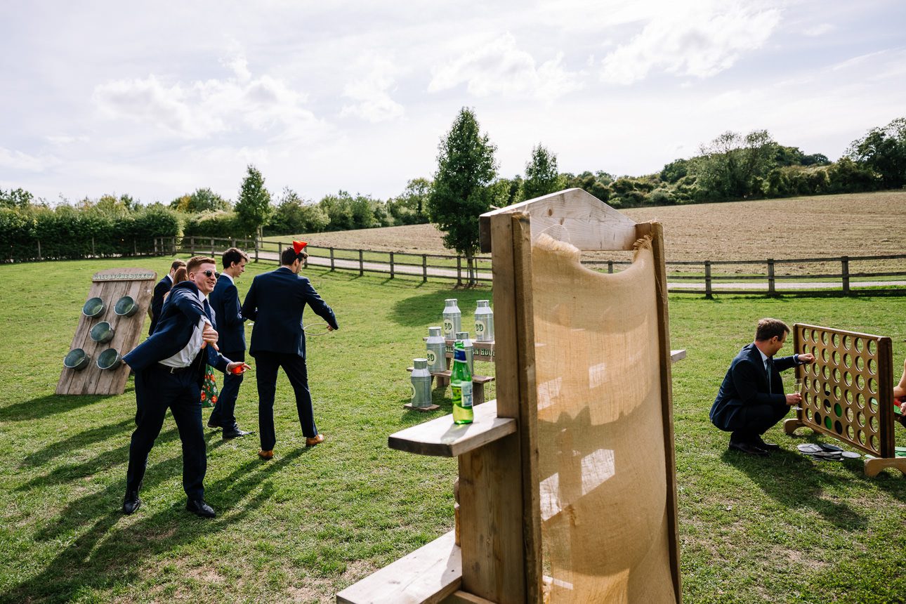 outdoor wedding games