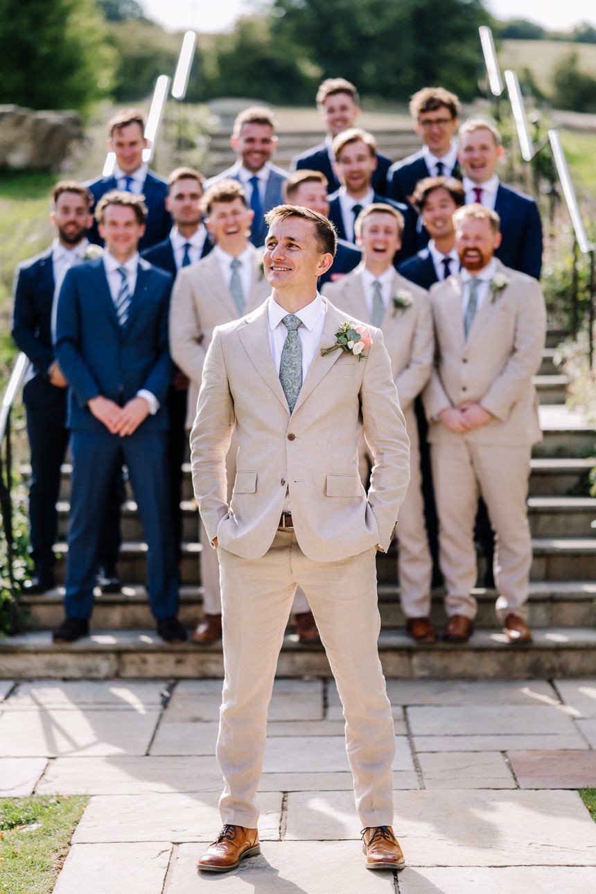 Upcote Barn groomsmen