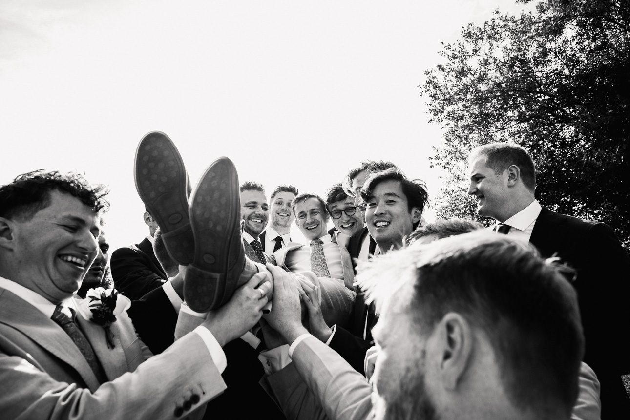 Upcote Barn groomsmen