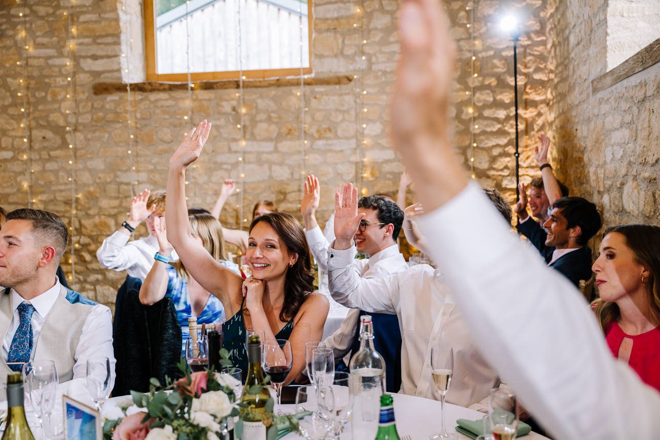 Barn at Upcote wedding speeches