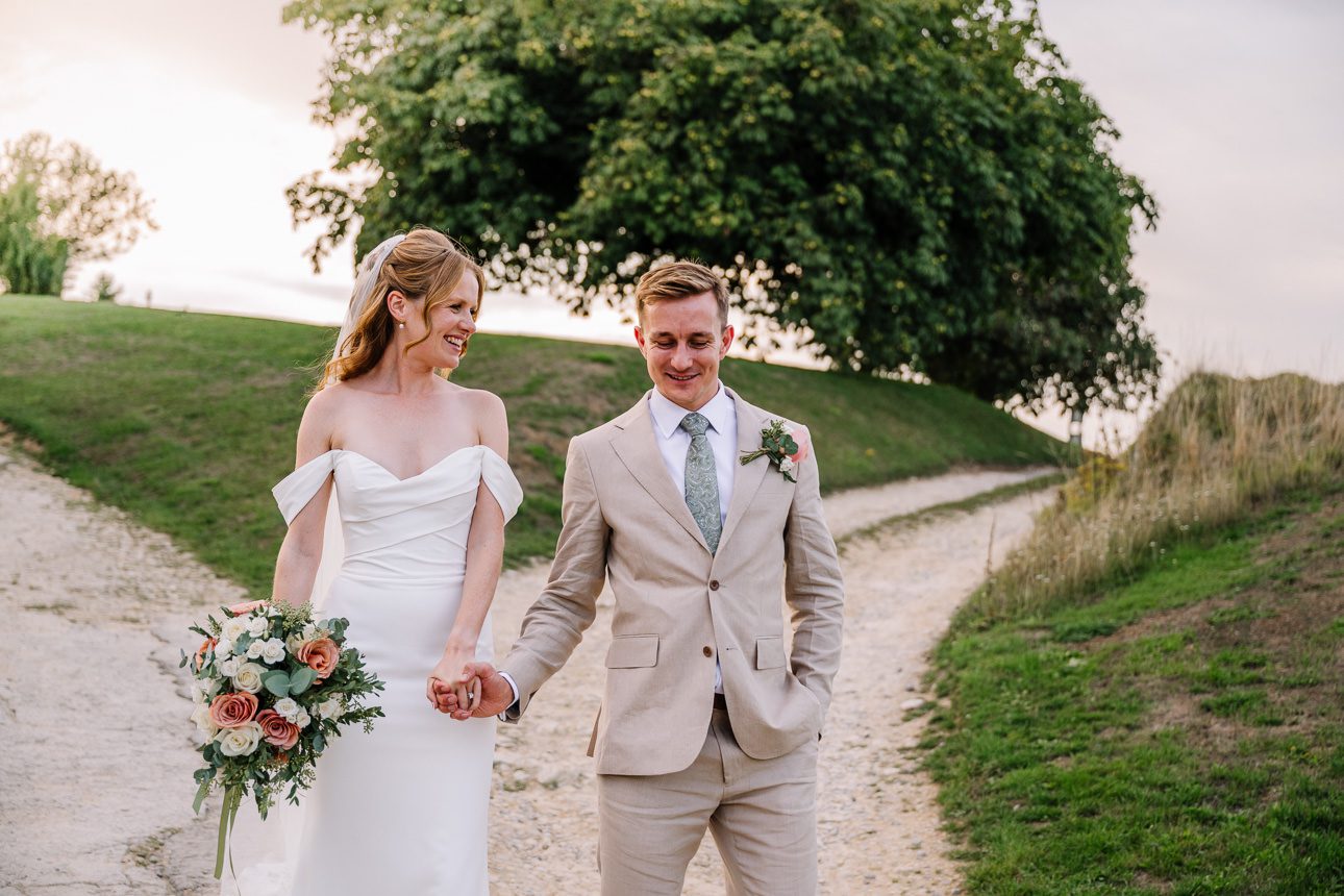 Upcote Barn summer wedding photographer
