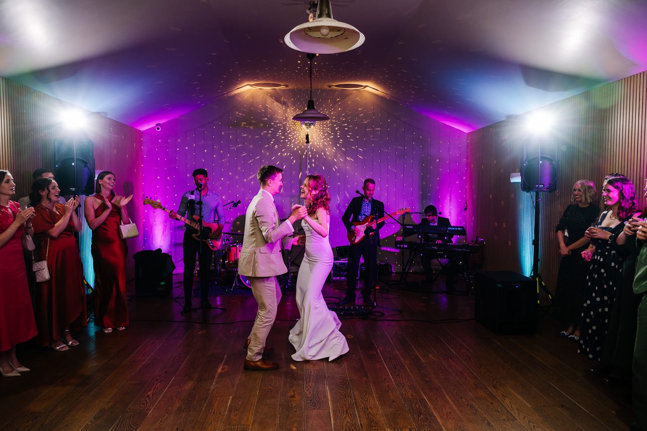 Emma and Jamie Barn at Upcote wedding 638