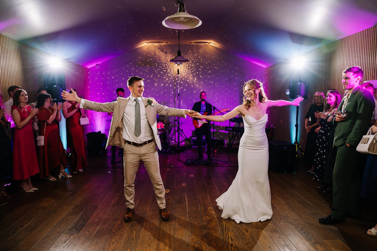 Emma and Jamie Barn at Upcote wedding 646