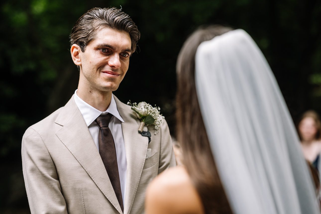 Cripps Barn outdoor wedding ceremony