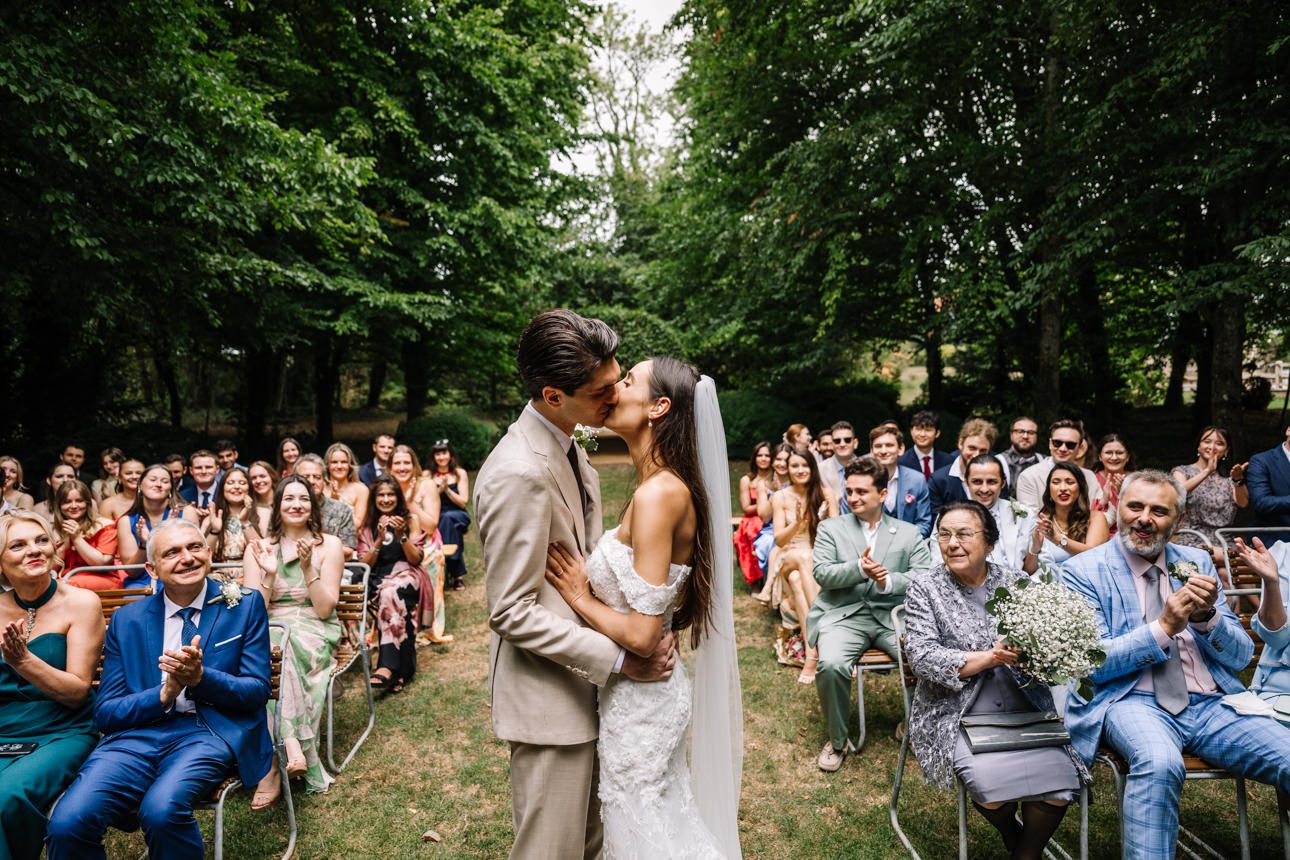 Cripps Barn outdoor wedding ceremony