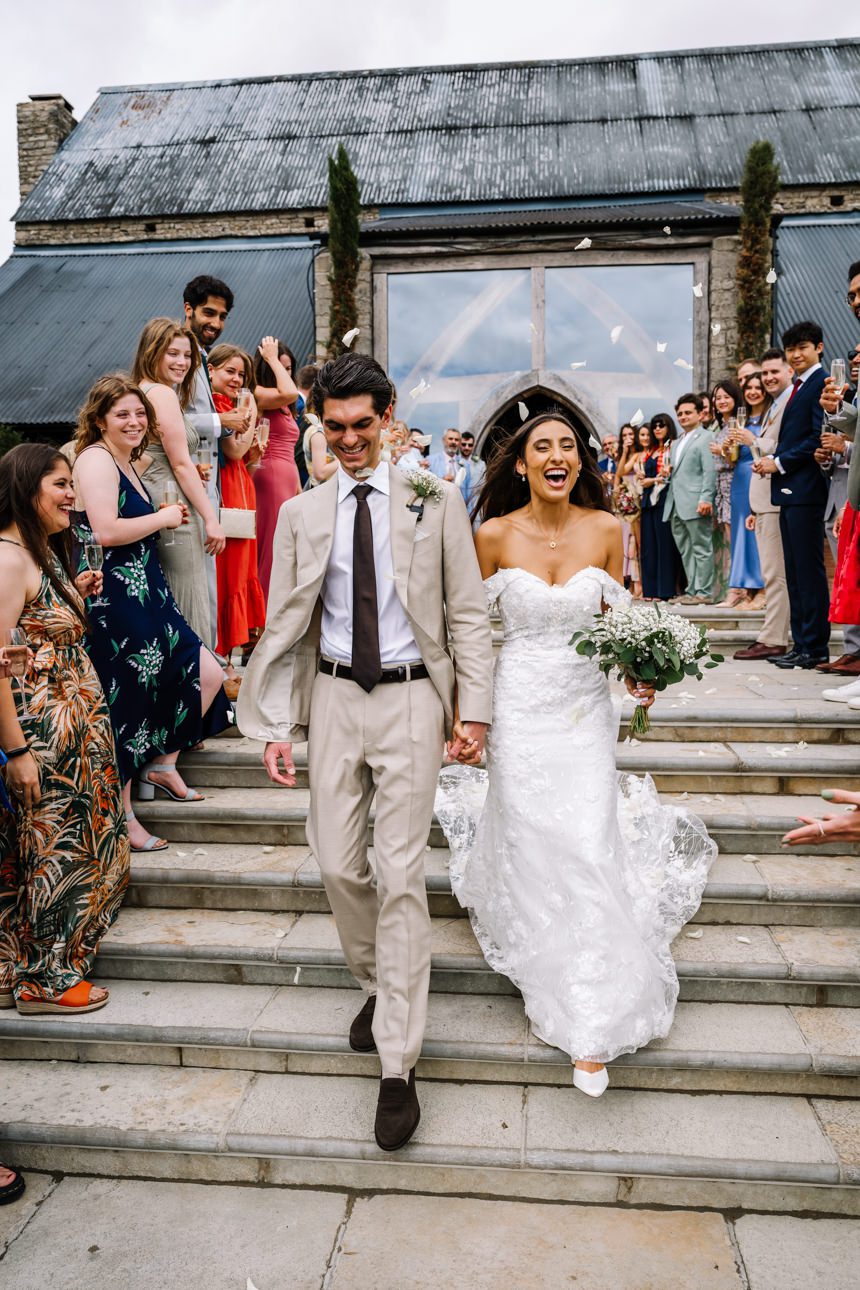 Cripps Barn outdoor wedding ceremony