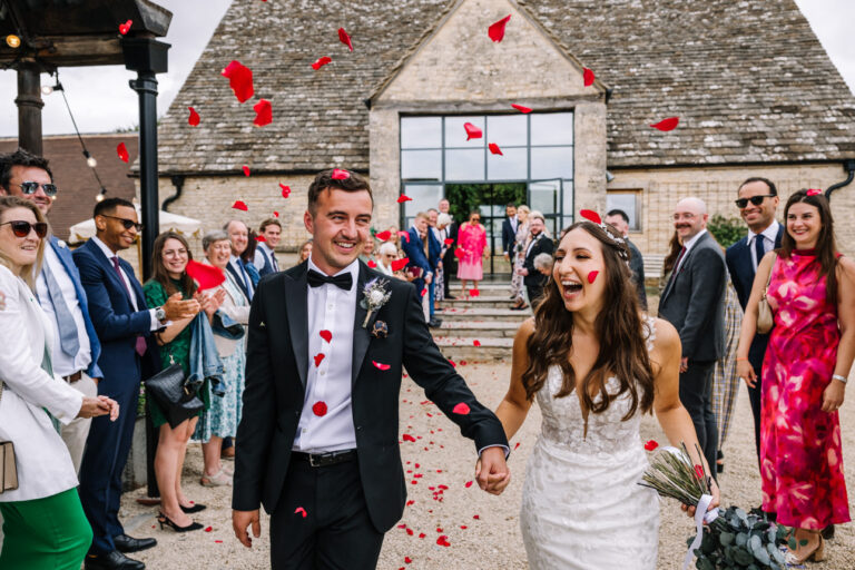 Old Gore Barn wedding confetti