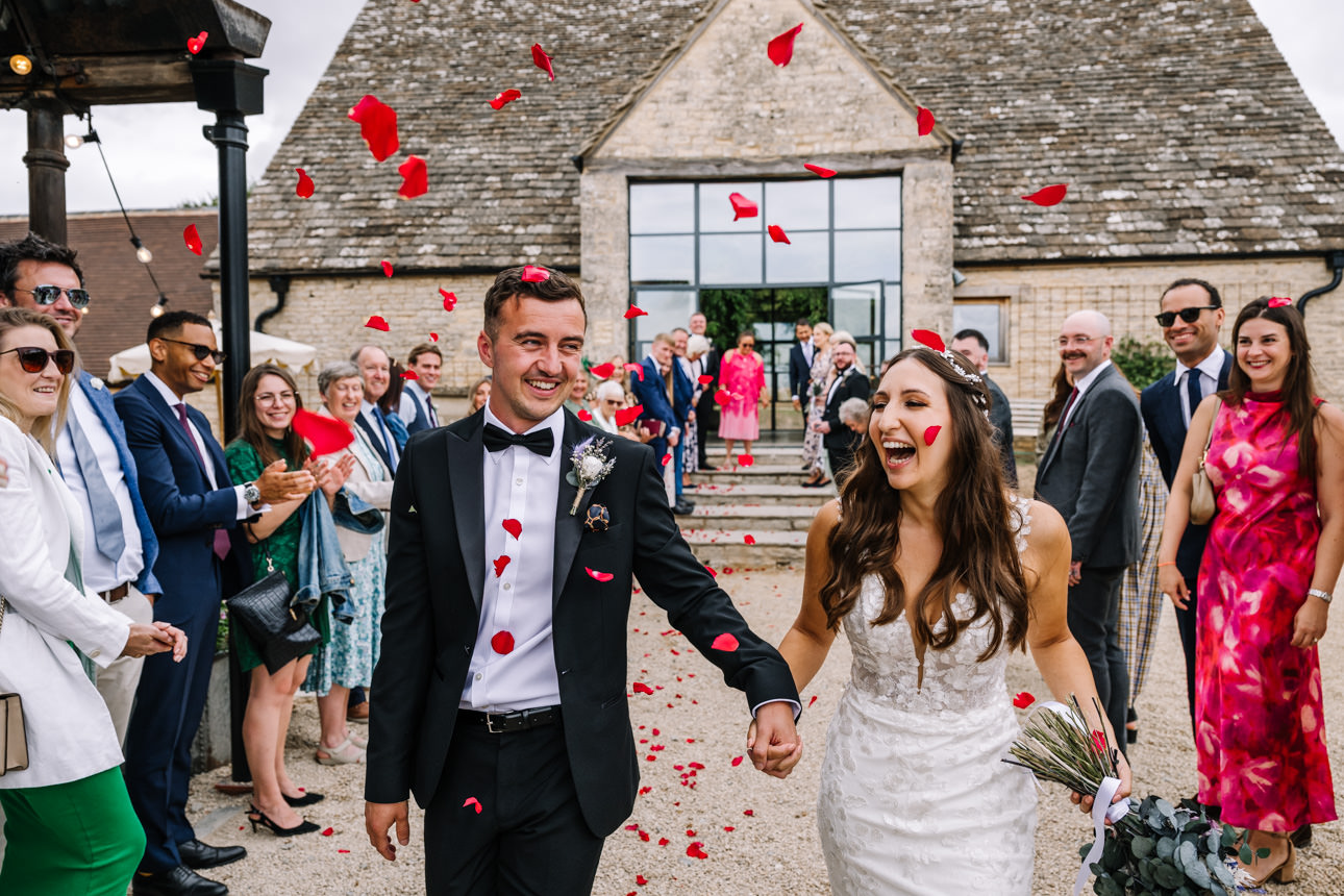 Old Gore Barn wedding confetti