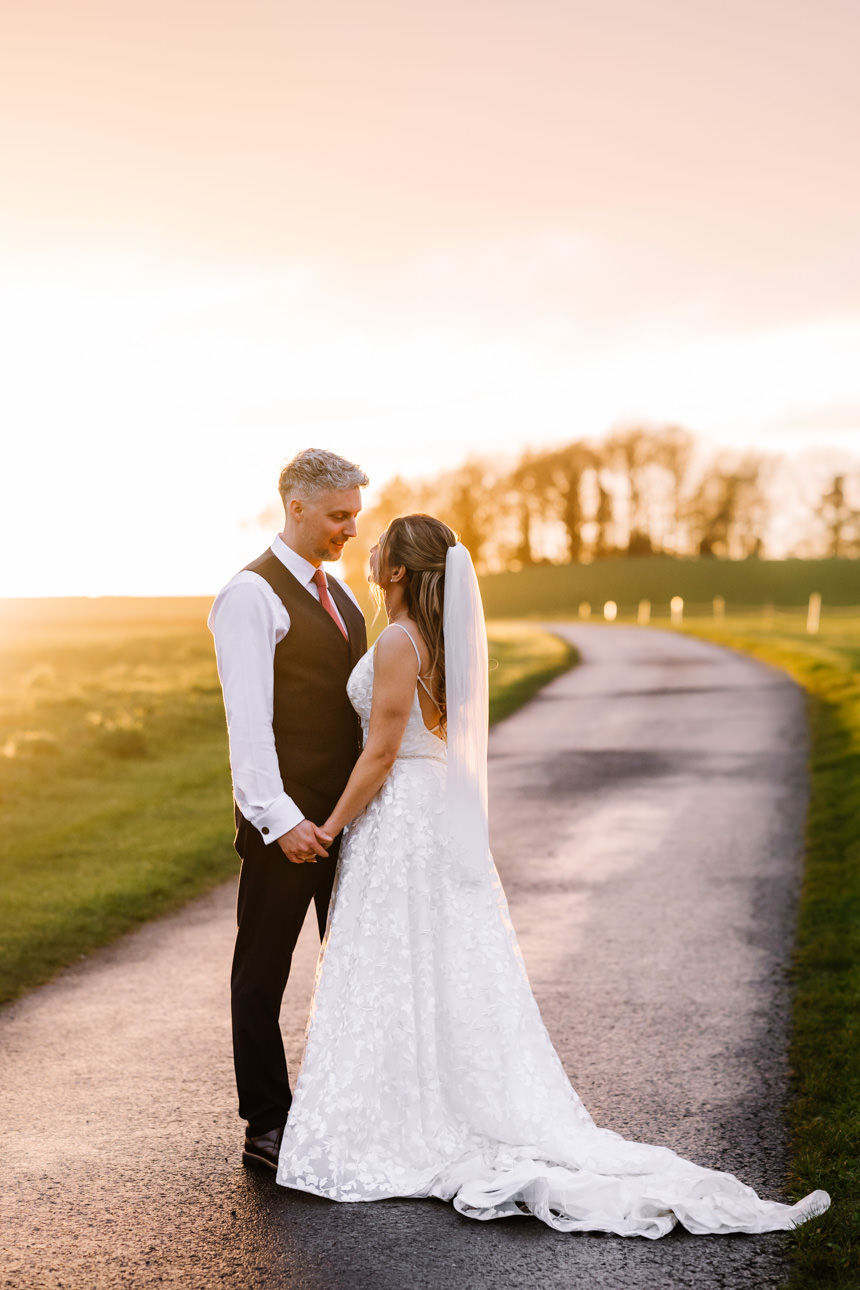 KINGSCOTE BARN GOLDEN HOUR WEDDING 27 Becky and Craig Kingscote Barn Wedding 738