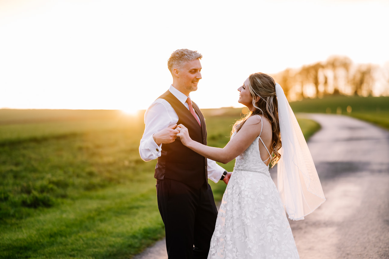 KINGSCOTE BARN GOLDEN HOUR WEDDING 32 Becky and Craig Kingscote Barn Wedding 769