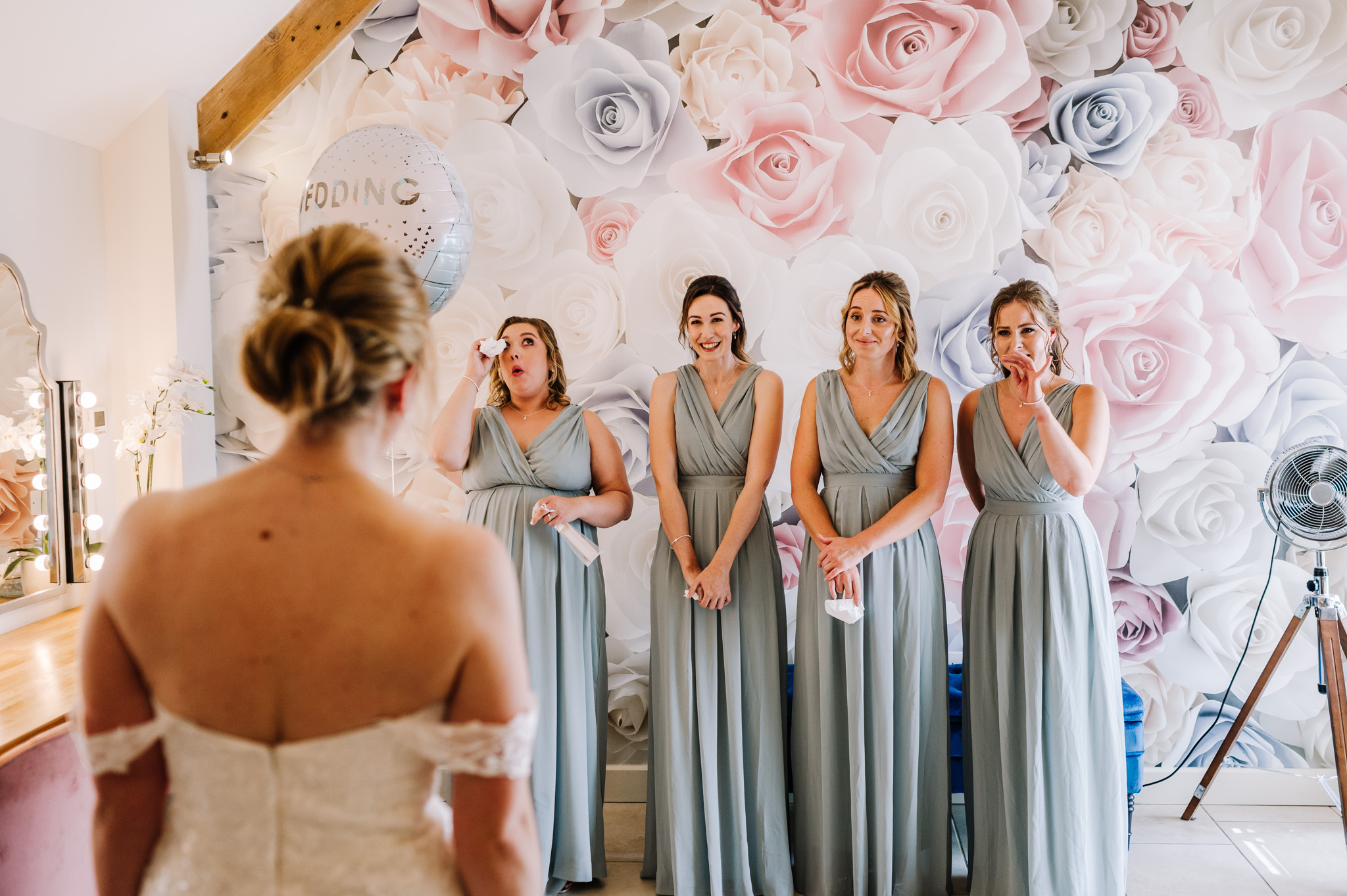 Bridal Preparations at Kingscote Barn