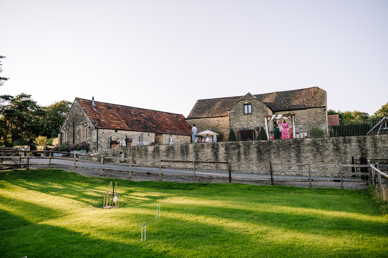 David and Chloe Kingscote Barn wedding 566