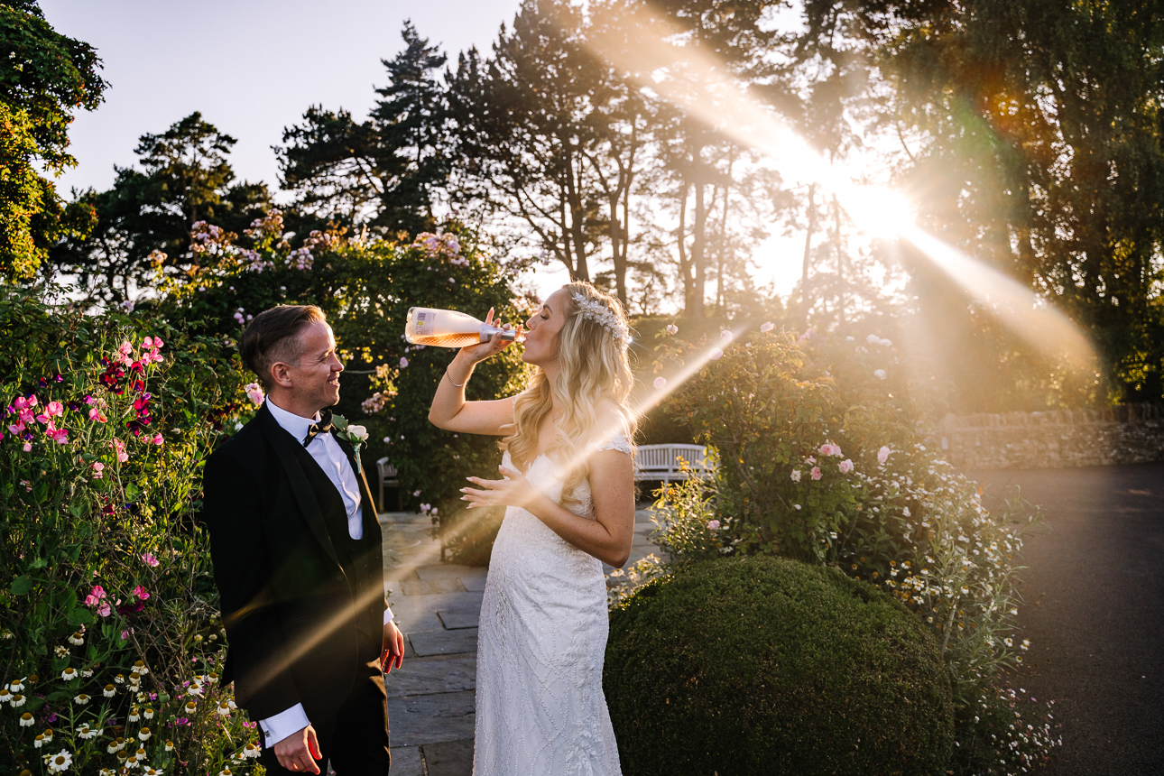 David and Chloe Kingscote Barn wedding 575