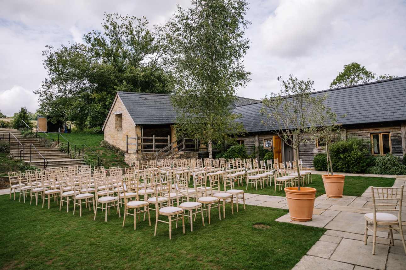 THE BARN AT UPCOTE WEDDING PHOTOGRAPHER 29 The Barn at Upcote Outdoor ceremony