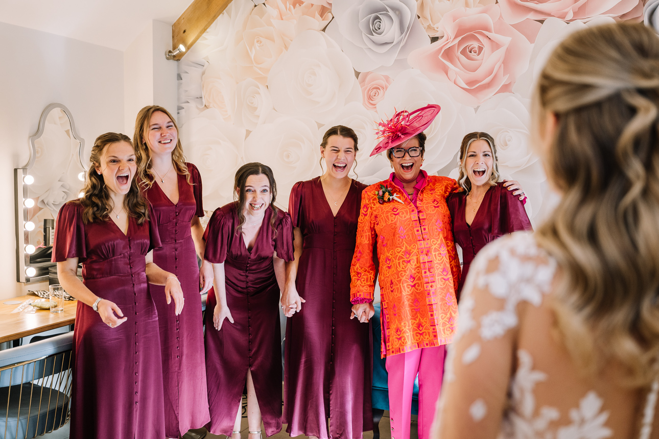 Bridal Preparations at Kingscote Barn