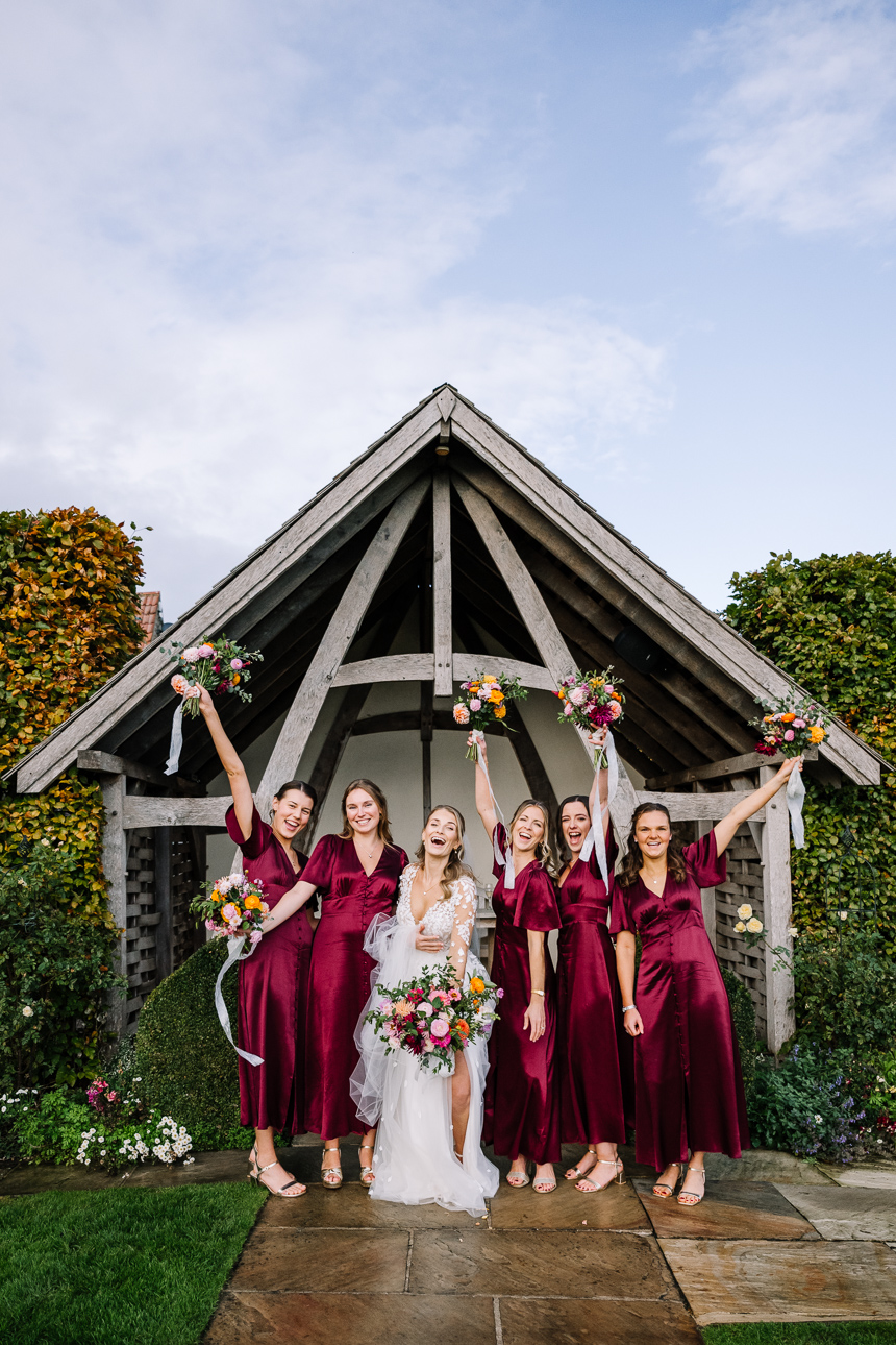 Liv and Oliver Kingscote Barn wedding 345