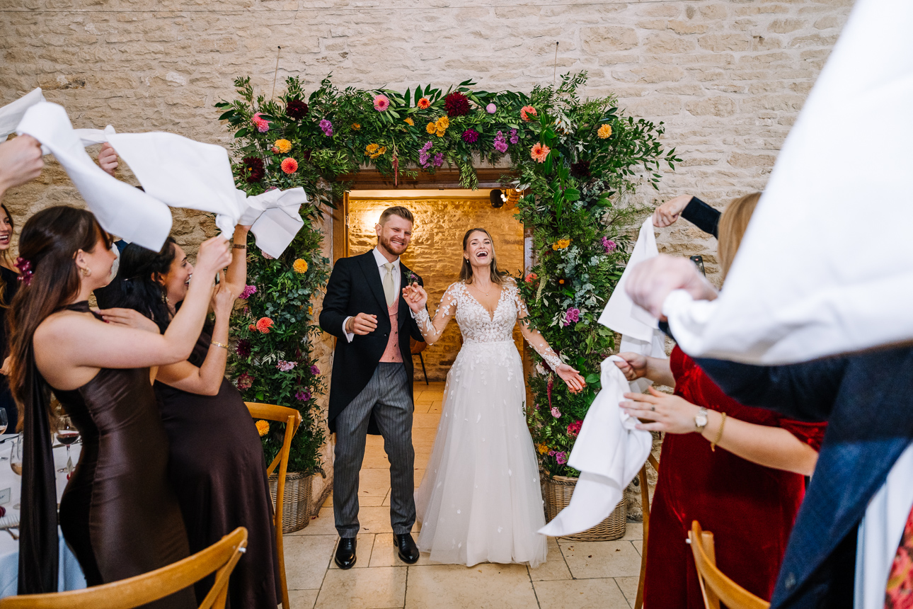 Liv and Oliver Kingscote Barn wedding 460