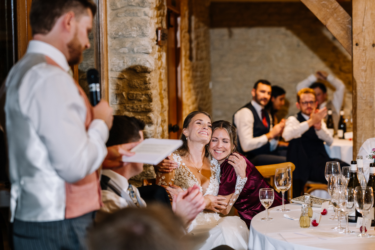 Liv and Oliver Kingscote Barn wedding 614