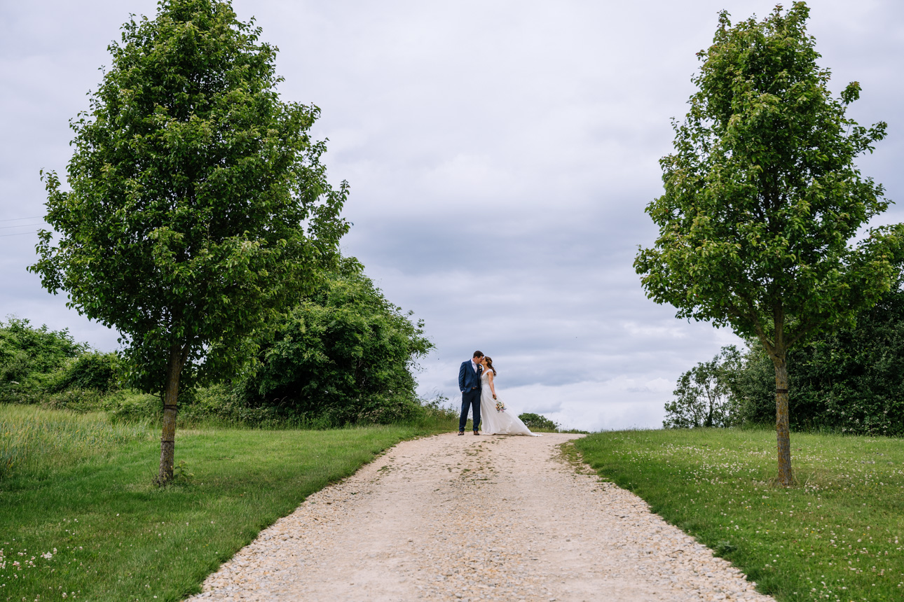 UPCOTE BARN SUMMER WEDDING 8 Barn at Upcote couple portraits
