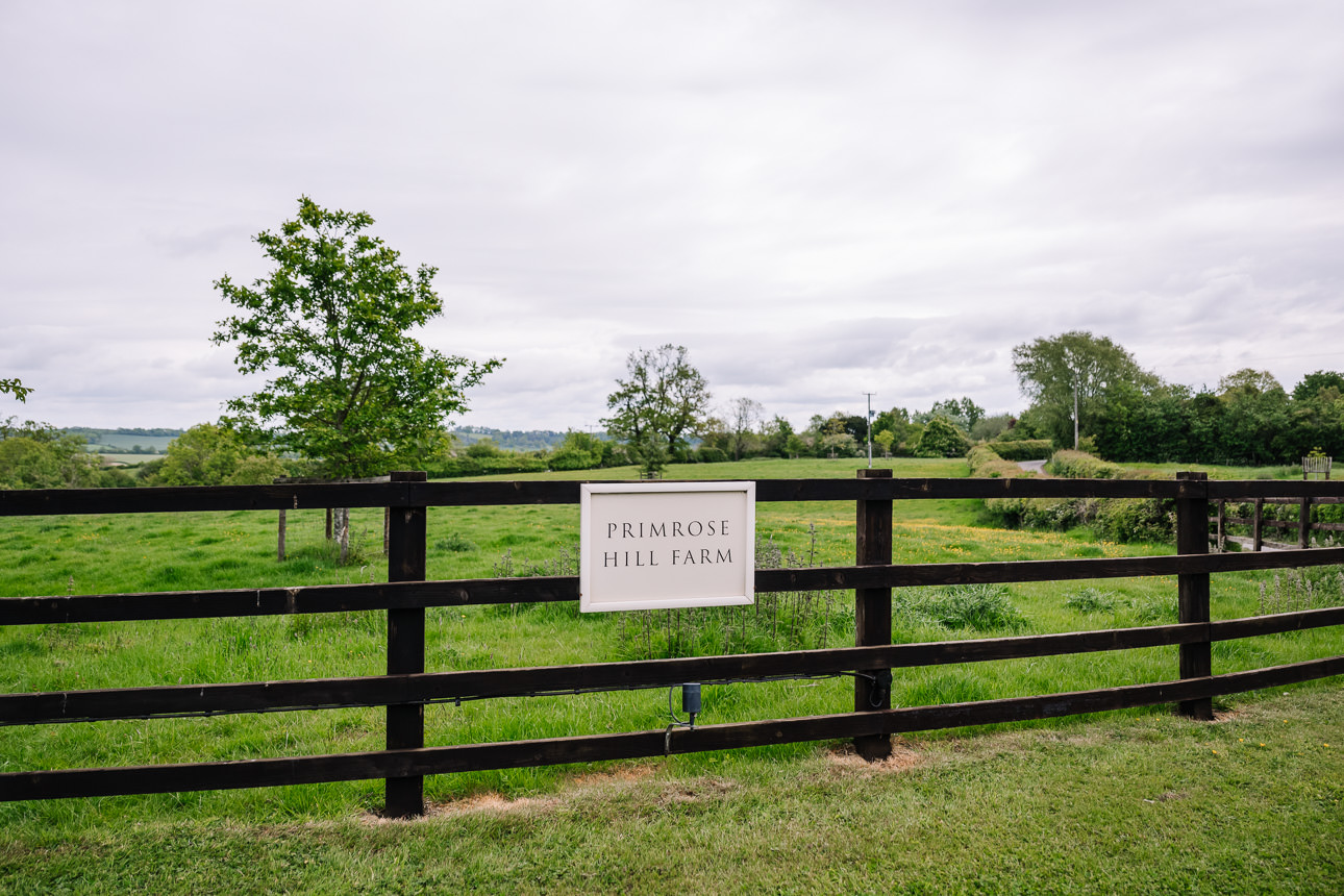FLORA AND WILLIAM PRIMROSE HILL FARM SPRING WEDDING 8 countryside views at Primrose Hill Farm