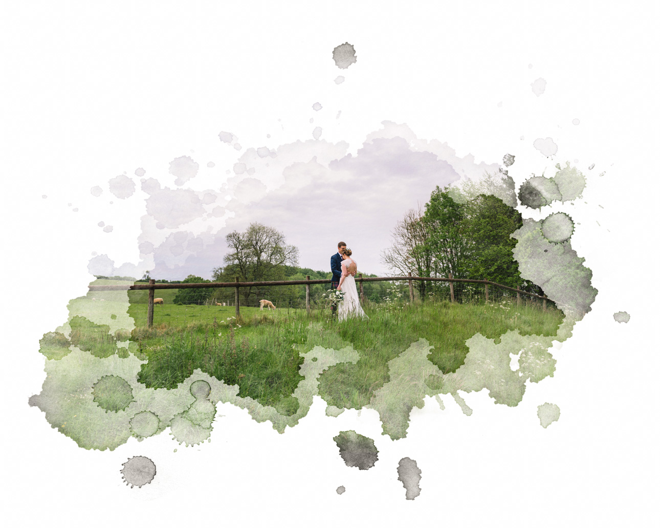 PRICES 31 creative watercolour print of a couple kissing
