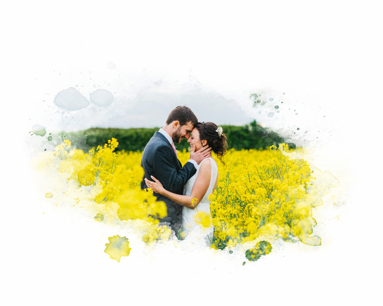 PRICES 30 Custom watercolour wedding portrait